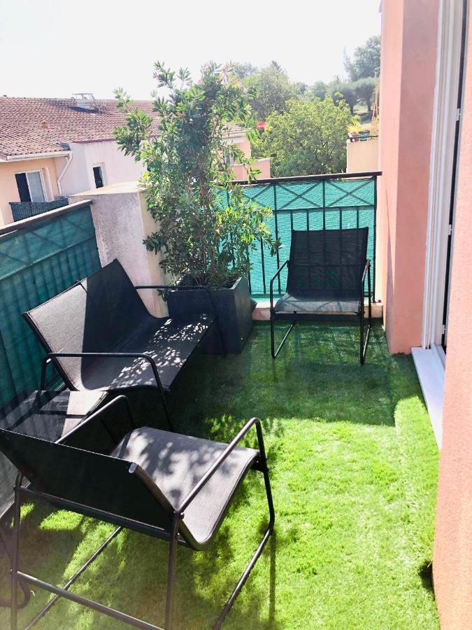 Les Jardins Des Senteurs - Appartement Prive Avec Piscine Et Parking Grasse Kültér fotó